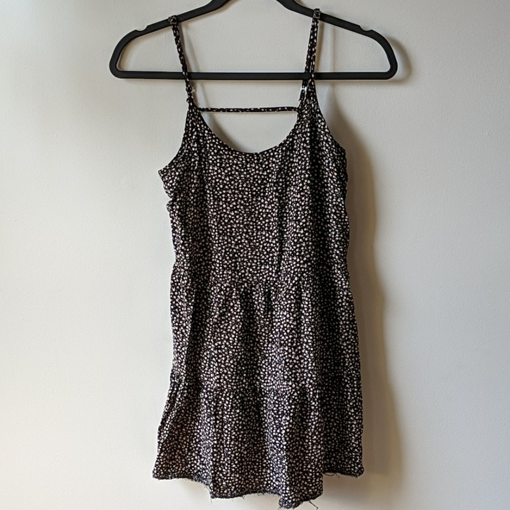 Garage Black Floral Tunic